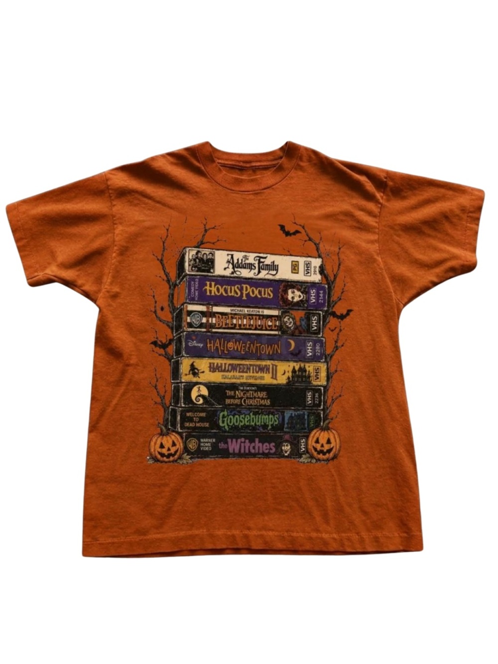 Gildan Orange Halloween Movie Stack Costume Tee